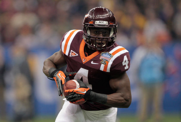 Virginia Tech single-season rushing leaders